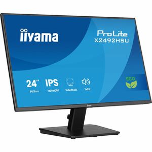 iiyama ProLite 24" (60.5 cm) IPS-Full-HD-Panel mit 4-seitigem Slim-Bezel und Energieeffizienzklasse B:
61 cm (24") LED IPS