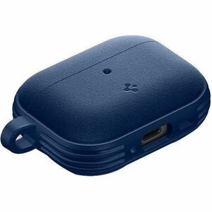 Spigen Vault Carrying Case Apple AirPods Pro 3 - Navy Blue - Drop Resistant, Anti-slip - Polycarbonate, Thermoplastic Poly