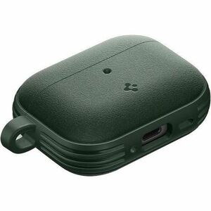 Spigen Vault Carrying Case Apple AirPods Pro 3 - Midnight Green - Drop Resistant, Anti-slip - Polycarbonate, Thermoplastic