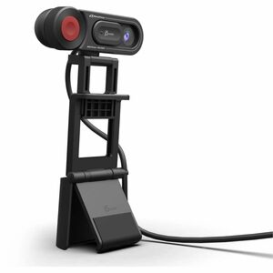 j5create JVU250 Webcam - 2 Megapixel - 30 fps - Black - USB Type A/USB Type C - 1 Each - Full HD - 1920 x 1080 Video - CMO