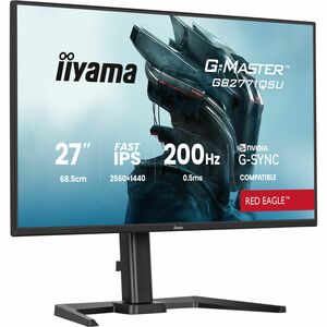 iiyama G-MASTER Red Eagle GB2771QSU-B1 27" Class WQHD Gaming LCD Monitor - 16:9 - Matte Black - 68.6 cm (27") Viewable - F