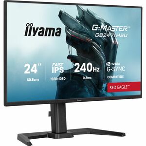 iiyama G-MASTER Red Eagle GB2471HSU-B1 24" Class Full HD Gaming LCD Monitor - 16:9 - Matte Black - 60.5 cm (23.8") Viewabl