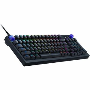 Logitech G G316 X 8K 游戏键盘 - 袖珍的 - 电缆 连接 - USB 3.0 A 型 接口 - RGB LED - 黑 - 线性机械 按键开关 - 98 Key(s) - Windows 10, Mac OS X 12.0