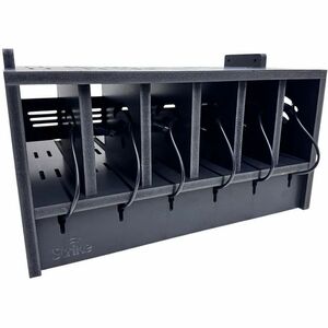 Strike Charging Cabinet - 6 Devices Supported - 29.5 cm Height x 33.7 cm Width x 29.8 cm Depth - Countertop - Polyvinyl Ch
