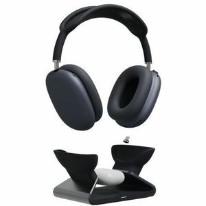 ZAGG Wireless Cradle for Headphone, AirPod, AirPods Max, AirPods Pro - Qi - Charging Capability - USB Type C - Black