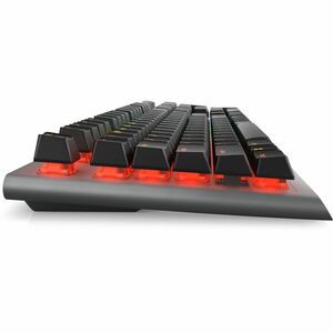 Alienware AW920K 游戏键盘 - 有线/无线 连接 - C型 USB 接口 - RGB LED - 英文（美国） - 月之暗面深邃黑 - Cherry MX红轴 按键开关 - Bluetooth/RF - 5.1 - 2.40 G