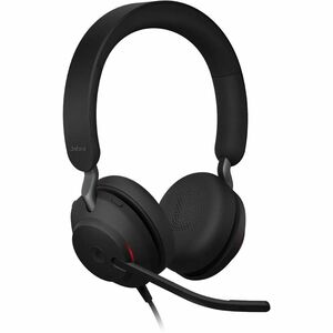 Jabra Evolve2 40 SE Headset - Microsoft Teams Certification - Stereo - USB Type A, USB Type C - Wired - 20 Hz to 20 kHz - 