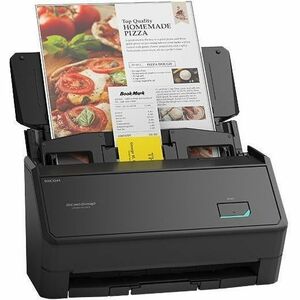 PFU ScanSnap iX2400 (Black) Large Format ADF Scanner - 600 dpi Optical - Black - 45 ppm (Mono) - 45 ppm (Color) - Color, M