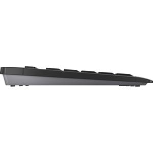 CHERRY STREAM Tastatur - Kabellos Konnektivität - USB Typ-A Schnittstelle - Englisch (GB) - Schwarz - SX Keyswitch - 10 m 