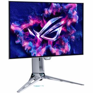 Asus ROG Swift PG27AQWP-W 27" Class WQHD Gaming OLED Monitor - 16:9 - Silver - 26.5" Viewable - WOLED - 2560 x 1440 - 1073