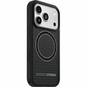 OtterBox Sole Case for Apple iPhone 17 Pro Smartphone - Midnight Circuit (Black) - Retail - 1 - Drop Resistant - Nylon Fab
