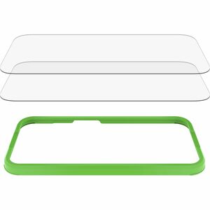 Belkin ScreenForce OVA143ZZ 9H Gehärtetes Glas Displayschutz für iPhone 15, iPhone 14 Pro - 2 Pack - für OLED iPhone 15, i