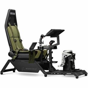 Next Level Racing Simulationscockpit - Canvas, PU-Leder - Grün