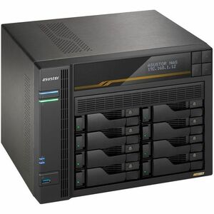 ASUSTOR LOCKERSTOR 8 Gen3 AS6808T SAN/NAS Storage System - Ryzen Embedded V3C14 Quad-core (4 Core) 2.30 GHz - 8 x HDD Supp