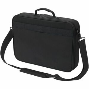 Dicota TWO Tasche für 35,6 cm (14 Zoll) bis 40,6 cm (16 Zoll) Notebook - Schwarz - 300D rPET Polyester Körper - wasserabwe
