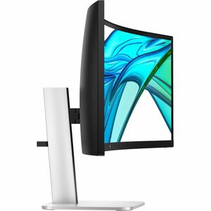 HP 549pm 49" Class Webcam Dual Quad HD (DQHD) Curved Screen LED Monitor - 32:9 - Black - 124.5 cm (49") Viewable - Vertica