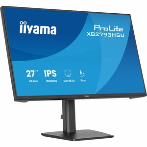 Moniteur LED iiyama ProLite XB2793HSU-B1 27" Classe Full HD - 16:9 - Noir mat - 68,6 cm (27") Viewable - Technologie IPS -