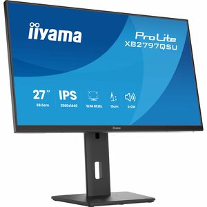 iiyama ProLite XB2797QSU-B1 27 Zoll Klasse WQHD LED-Monitor - 16:9 Format - Mattschwarz - 68,6 cm (27 Zoll) Viewable - IPS