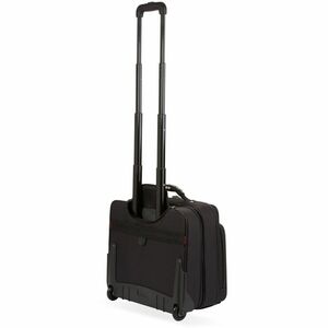 SwissGear Granada Pro 602684 Carrying Case (Roller) for 17" Notebook - Black - Polyester Body - Telescoping Handle, Trolle