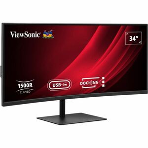 ViewSonic VG3419C-2 34 Zoll Klasse UW-QHD Gekrümmter Bildschirm LED-Monitor - 21:9 Format - 86,4 cm (34 Zoll) Viewable - V
