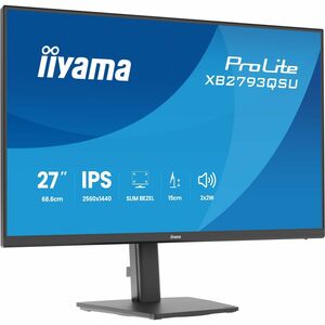 iiyama ProLite XB2793QSU-B1 27 Zoll Klasse WQHD LED-Monitor - 16:9 Format - Mattschwarz - 68,6 cm (27 Zoll) Viewable - IPS