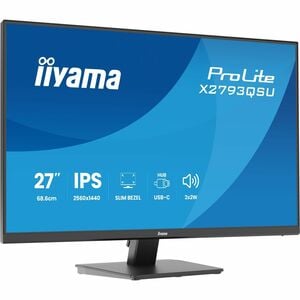 iiyama ProLite X2793QSU-B1 27 Zoll Klasse WQHD LED-Monitor - 16:9 Format - Mattschwarz - 68,6 cm (27 Zoll) Viewable - IPS-