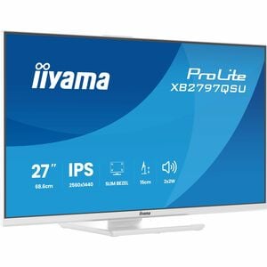 iiyama ProLite XB2797QSU-W1 27 Zoll Klasse WQHD LED-Monitor - 16:9 Format - Matt-weiß - 68,6 cm (27 Zoll) Viewable - IPS-T