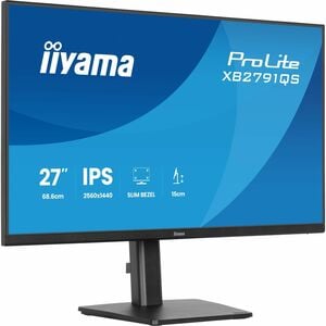 Moniteur LED iiyama ProLite XB2791QS-B1 27" Classe WQHD - 16:9 - Noir mat - 68,6 cm (27") Viewable - Technologie IPS - LED