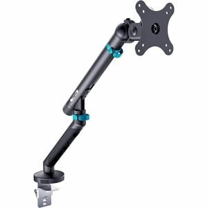 Digitus Desk Mount for Monitor, Flat Panel Display, Curved Screen Display - Black - Height Adjustable - 1 Display(s) Suppo