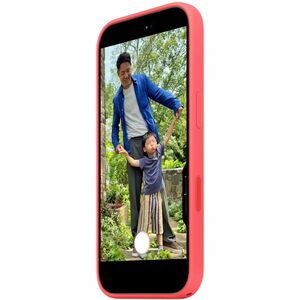 Apple Case for iPhone 17 Smartphone - Bright Guava - Soft-touch, Silky - Scratch Resistant, Drop Resistant - Silicone, Mic