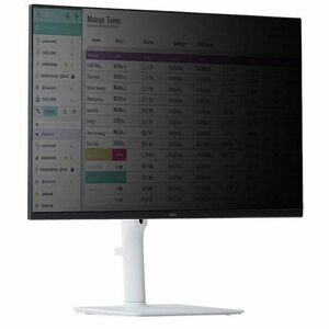 StarTech Magnetic Monitor Privacy Screen for 21.5" 16:9 Widescreen Display, Removable Filter, Anti-Glare/Glossy Sides, TAA