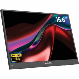 Verbatim Light 16" Class Full HD LCD Monitor - 16:9 - 15.6" Viewable - In-plane Switching (IPS) Technology - 1920 x 1080 -