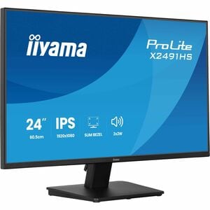 iiyama ProLite X2491HS-B1 24 Zoll Klasse Full HD LED-Monitor - 16:9 Format - Mattschwarz - 60,5 cm (23,8 Zoll) Viewable - 
