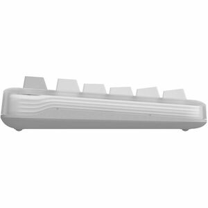 Logitech K98M Plus 键盘 - 袖珍的 - 有线/无线 连接 - A 型 USB 接口 - 英文（美国） - QWERTY 布局 - 珍珠白 - 机械 按键开关 - Bluetooth/RF - 10 m - 2.40 GHz 