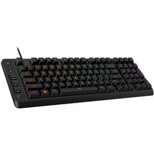 HyperX Eve 1800 Gaming Keyboard - Compact - Cable Connectivity - USB Type A Interface - RGB LED - English (US) - Black - M