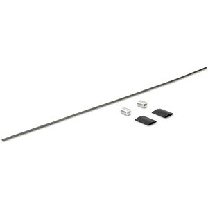 StarTech.com Cable Tying - Silver - 5 / Pack Pack - TAA Compliant - Cable Tether - 29.97 cm (11.80") Length - Steel, Polyv