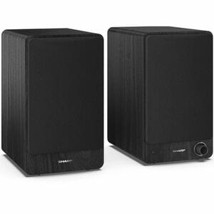 Sharp CP-SS30 2.0 Bluetooth Lautsprechersystem - 60 W RMS - Schwarz - Bücherregal, Tabletop - USB - 2