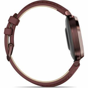 Garmin Lily 2 Classic Smart Watch - 35.40 mm Case Height - 35.40 mm Case Width - Dark Bronze Case Color - Purple Band Colo