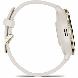Garmin Venu 3S Smart Watch - Round Case Shape - 41 mm Case Height - 41 mm Case Width - Soft Gold Stainless Steel Body Colo