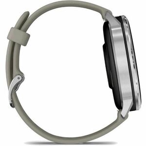 Garmin Venu 4 Smart Watch - Silver Case Color - Silver, Grey Band Color - Stainless Steel, Metal Body Material - Fiber Rei
