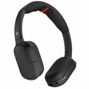 HP Poly Focus 625 Headset + Wireless Charge Stand. Product colour: Black