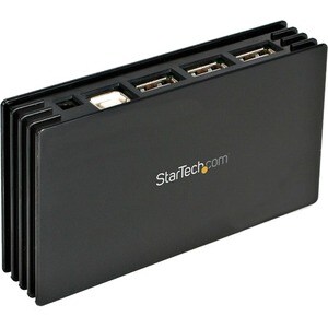 StarTech.com USB Hub - USB - External - Black - 7 Total USB Port(s) - 7 USB 2.0 Port(s) - PC, Mac