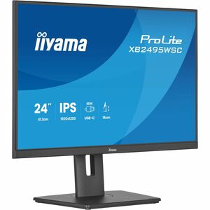 iiyama ProLite XB2495WSC-B1 24 Zoll Klasse WUXGA LED-Monitor - 16:10 Format - Mattschwarz - 61,2 cm (24,1 Zoll) Viewable -