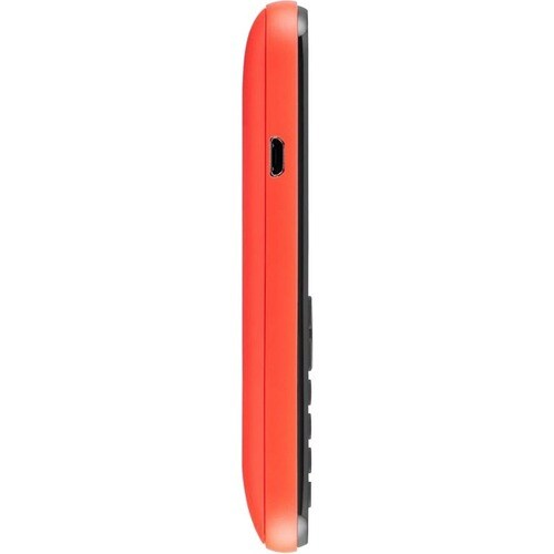 Alcatel 1052D 32 MB Feature Phone - 4.6 cm (1.8") LCD QQVGA 128 x 160 - 32 MB RAM - 2G - Deep Red - Bar - 2 SIM Support - 