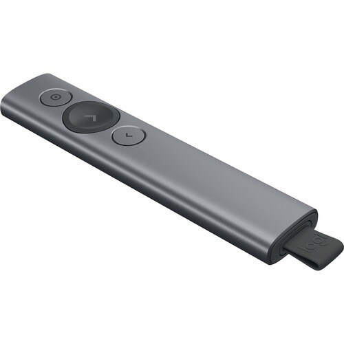 T?l?commande Universelle Logitech Spotlight SLATE - Sans fil - Pour Ordinateur Portable, PC - Bluetooth - 30 m Distance d'