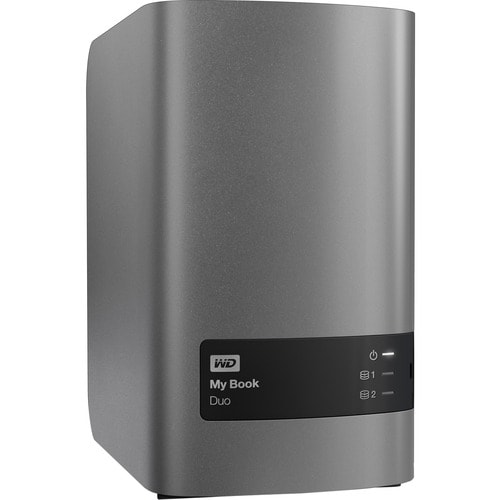 WD My Book Duo WDBFBE0160JBK-EESN 2 x Total Bays DAS Storage System - 16 TB HDD Desktop - 20 TB Supported HDD Capacity - 1