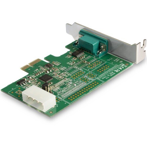 StarTech.com Serial Adapter with 16950 UART - Low-profile Plug-in Card - 1 - PCI Express x1 - PC, Linux - 1 x Number of Se