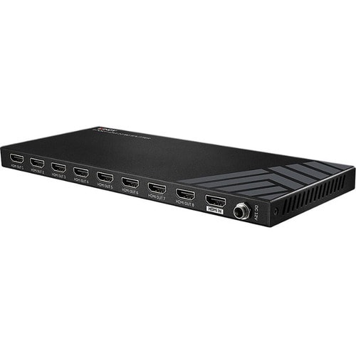 LINDY Signalverteiler - Metall - 3840 × 2160 - 1 x HDMI Ein - 8 x HDMI Aus