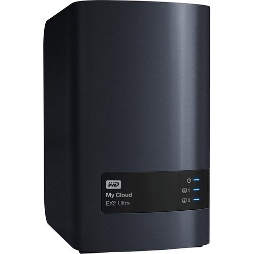 WD My Cloud Expert WDBVBZ0320JCH-EESN 2 x Total Bays NAS Storage System - 32 TB HDD - Marvell ARMADA 385 Dual-core (2 Core