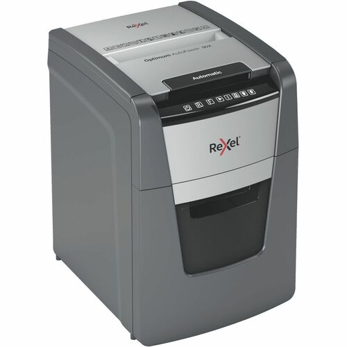 ACCO Optimum AutoFeed+ 90X Paper Shredder - Continuous Shredder - Cross Cut - 99 Per Pass - for shredding Paper - 4 mm x 2